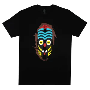 KISANGANI COLORFUL SILENT WARRIOR MASK (UNISEX SHORT SLEEVE T-SHIRT)