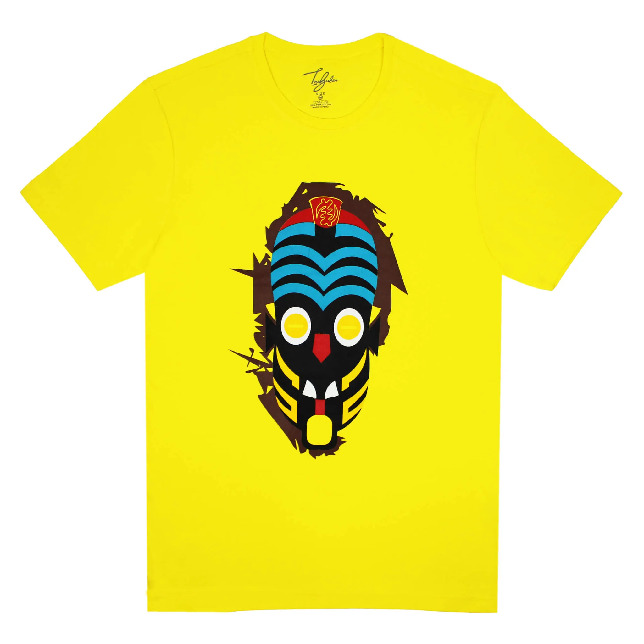 KISANGANI COLORFUL SILENT WARRIOR MASK (UNISEX SHORT SLEEVE T-SHIRT)