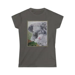 Koala Fine Art Shorter Sleeve Tee (Color design)- Australian Disaster Relief MD2-5