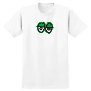 Krooked - Eyes LG Tee White