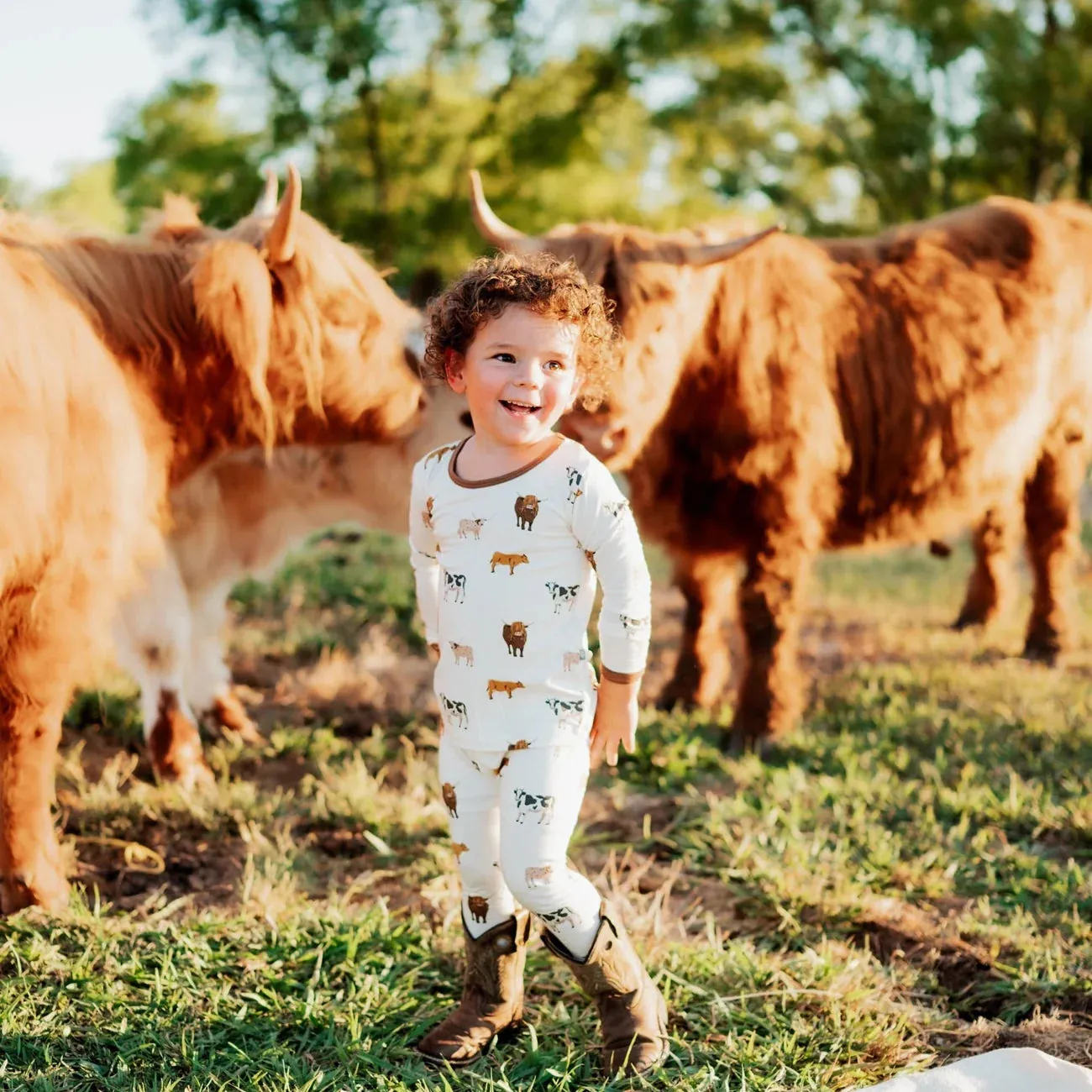 Kyte Baby - Long Sleeve Pajamas - Moo