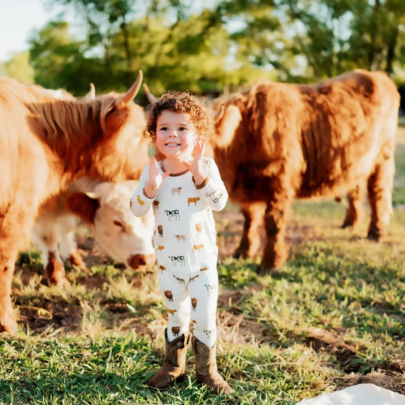 Kyte Baby - Toddler PJ Set - Moo