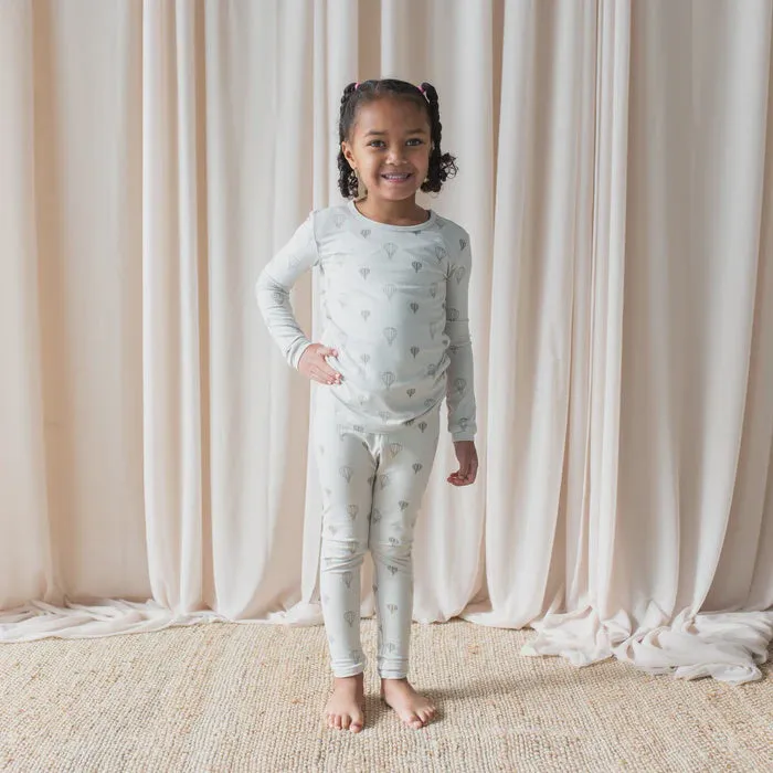 Kyte Long Sleeve Pajama Set in Hot Air Balloon
