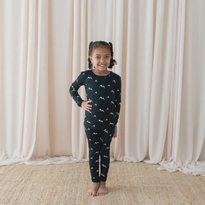 Kyte Long Sleeve Pajama Set in Mountain
