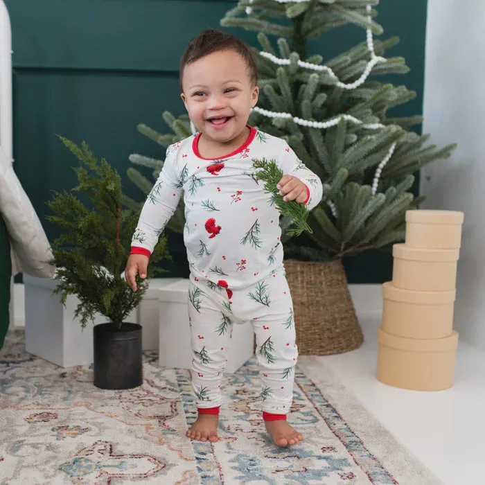 Kyte Long Sleeve Pajamas in Winterberry