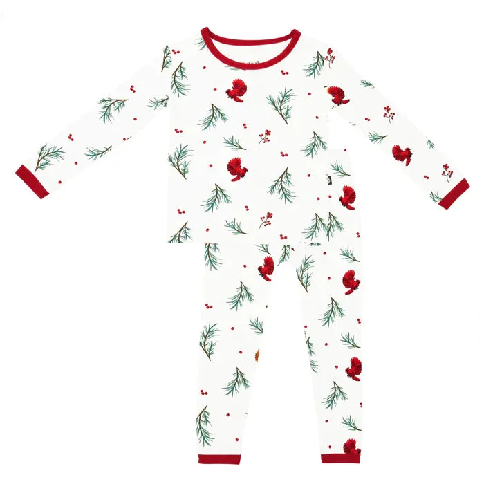 Kyte Long Sleeve Pajamas in Winterberry