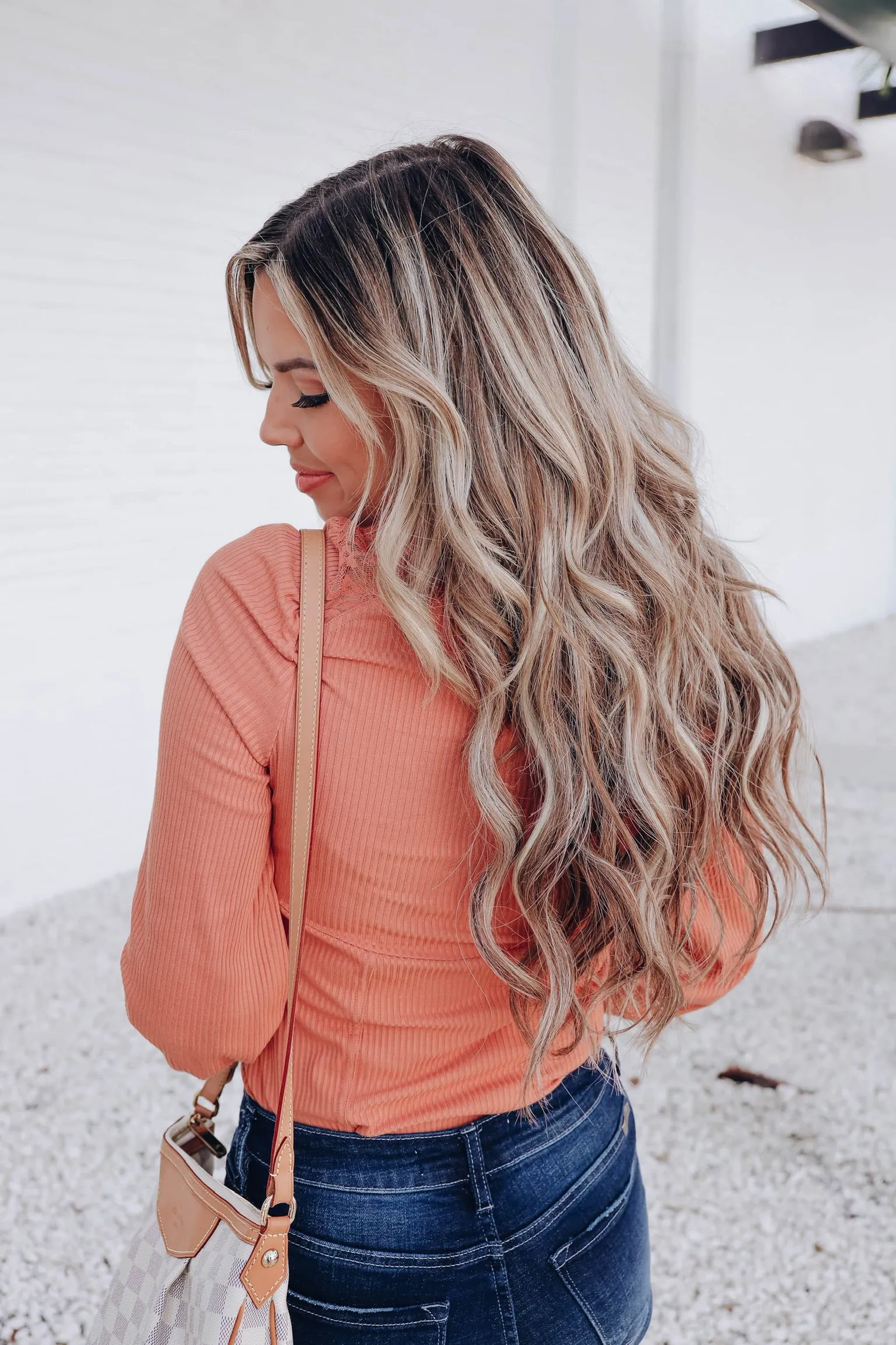 La Presa Square Neck Top - Clay