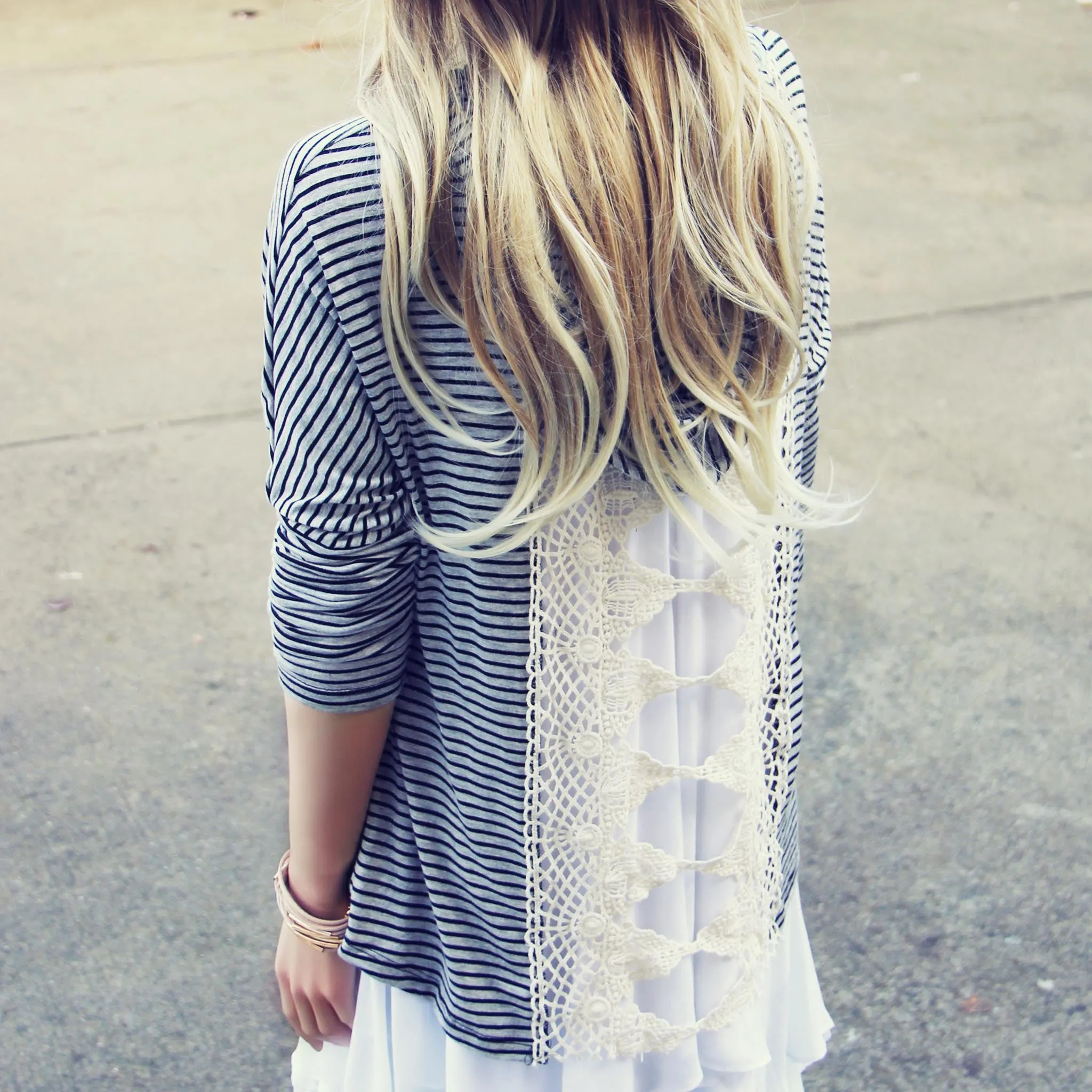 Lace & January Tee