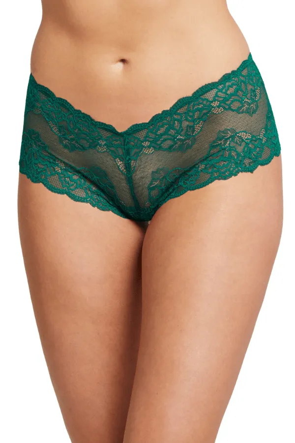 Lace Cheeky Panty - Emerald