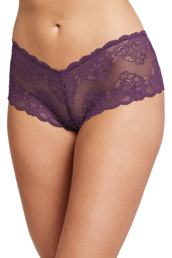 Lace Cheeky Panty - Purple