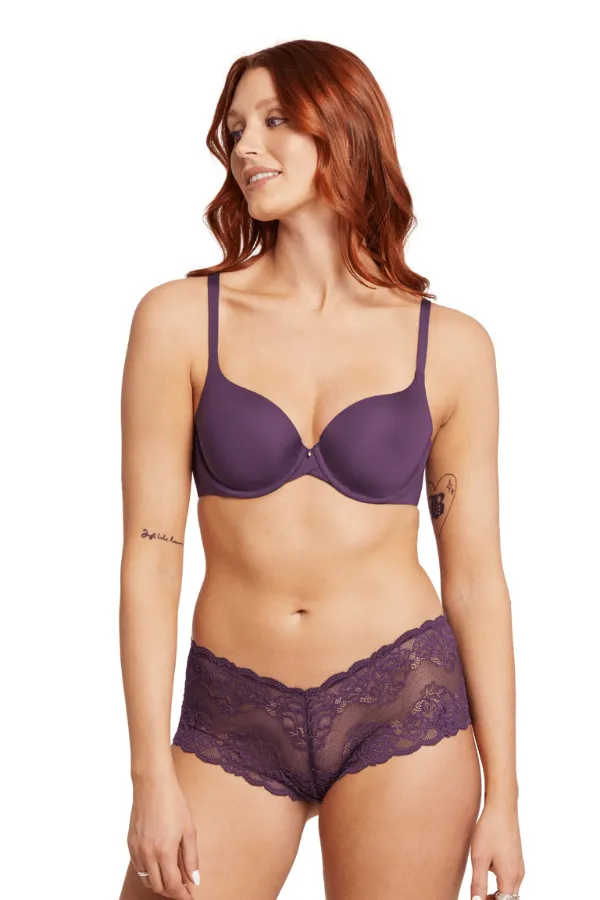 Lace Cheeky Panty - Purple