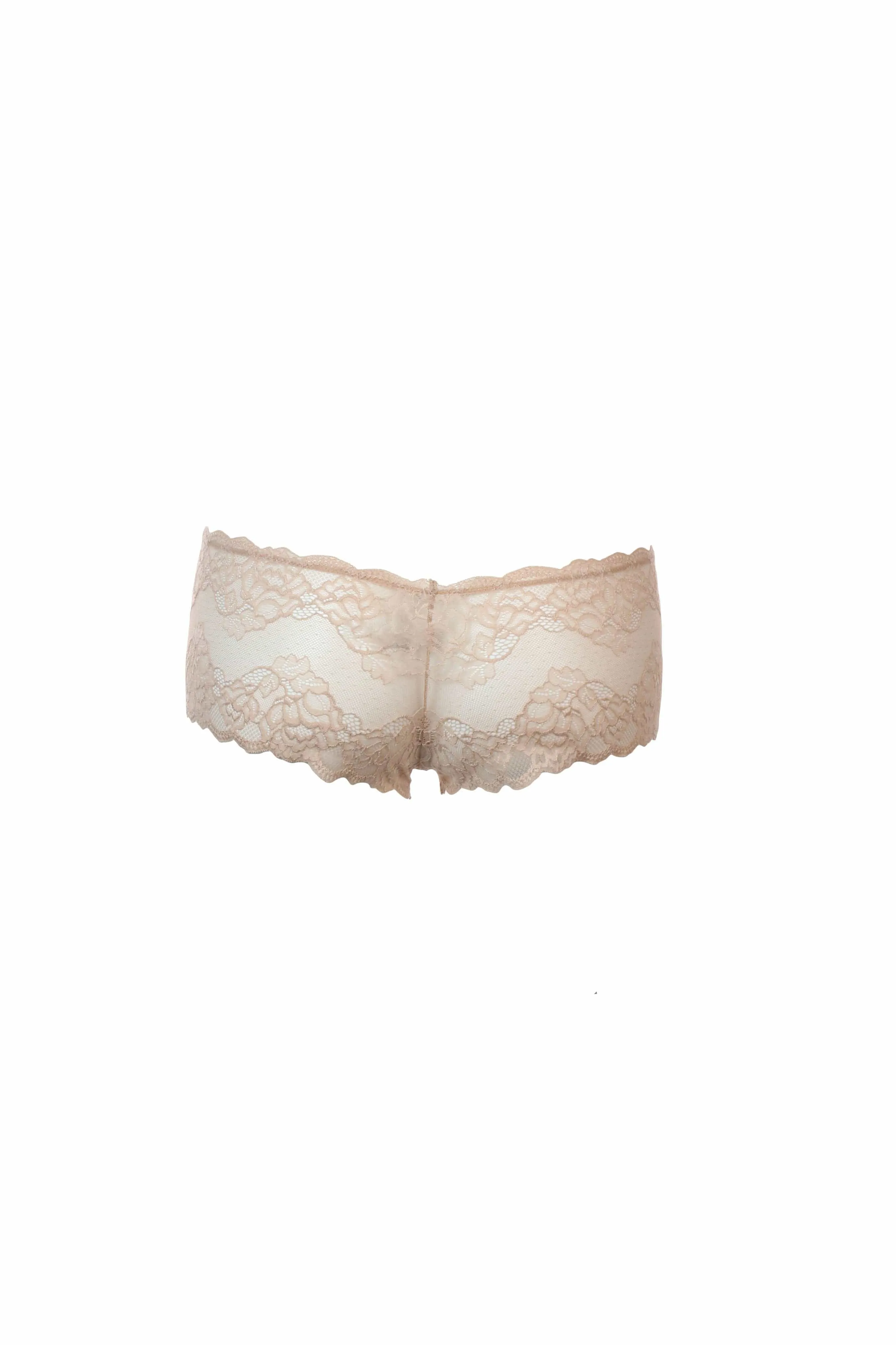 Lace Cheeky Panty- Sand