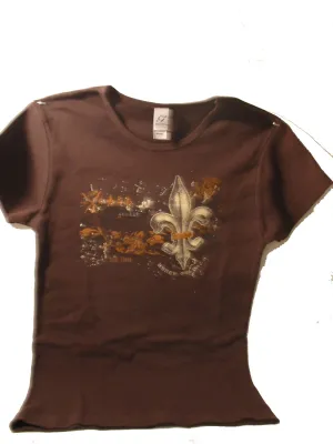 LADIES FITTED T-SHIRT REBUILD NEW ORLEANS