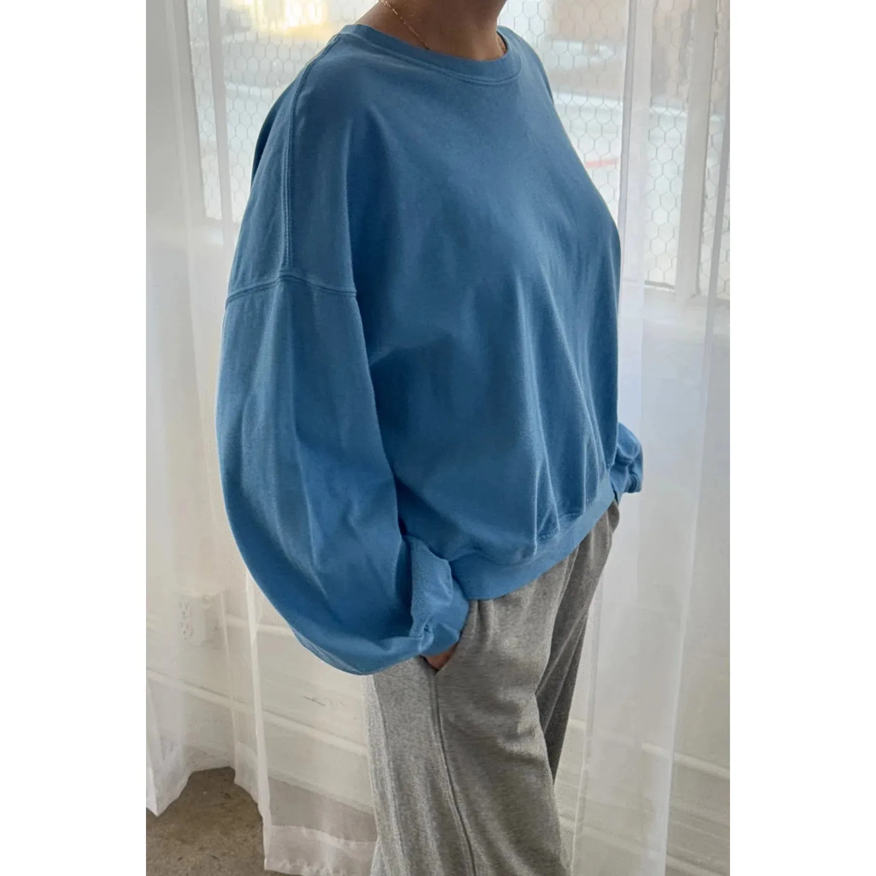 Le Bon Shoppe - Cali jersey sweatshirt - Yacht Blue