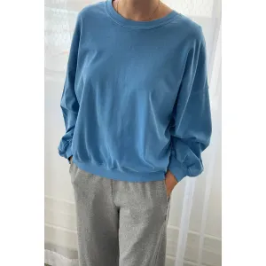 Le Bon Shoppe - Cali jersey sweatshirt - Yacht Blue