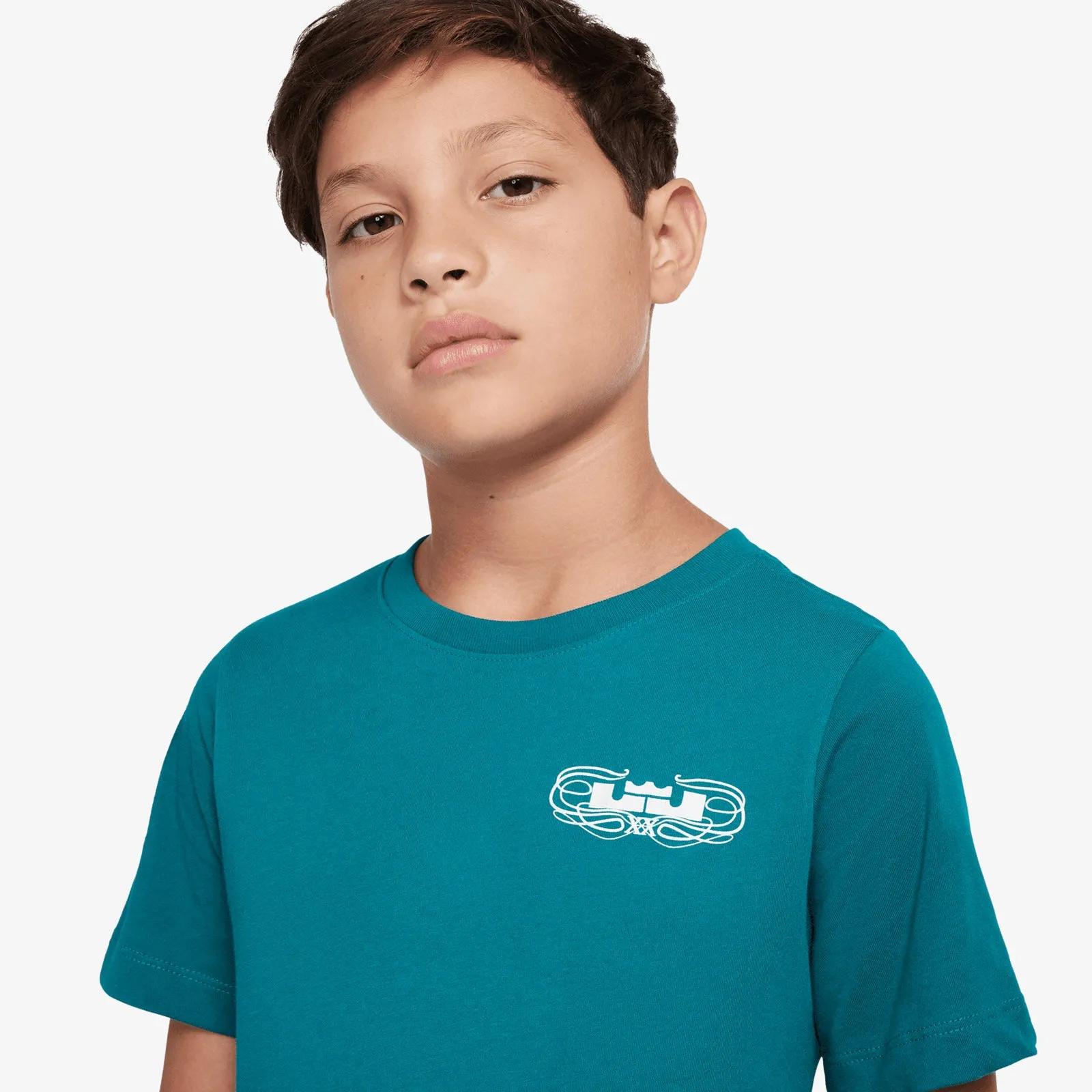 LeBron 'Strive For Greatness' Dri-FIT Youth T-Shirt - Spruce