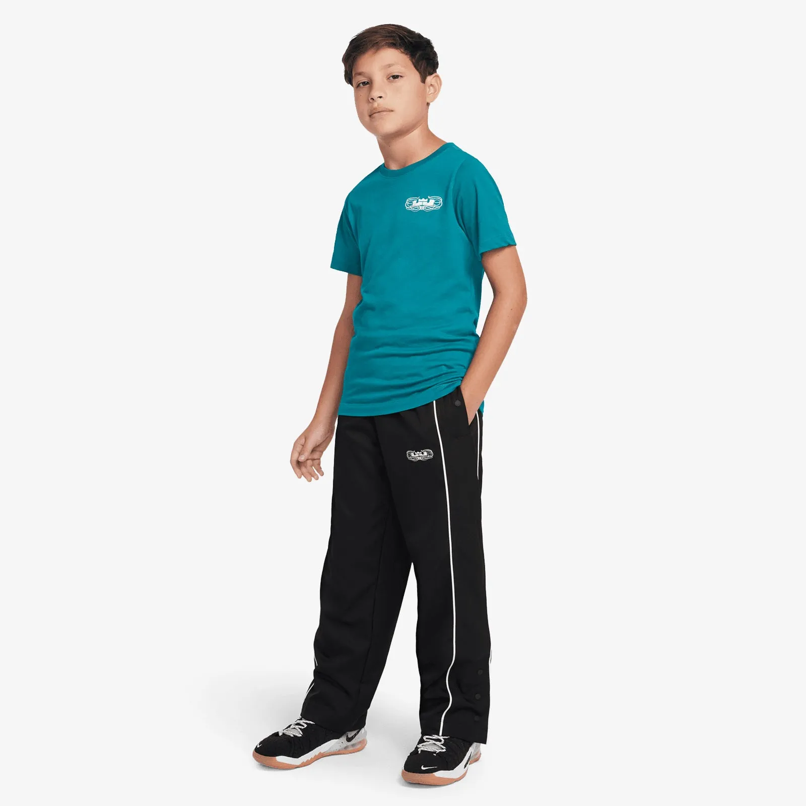 LeBron 'Strive For Greatness' Dri-FIT Youth T-Shirt - Spruce