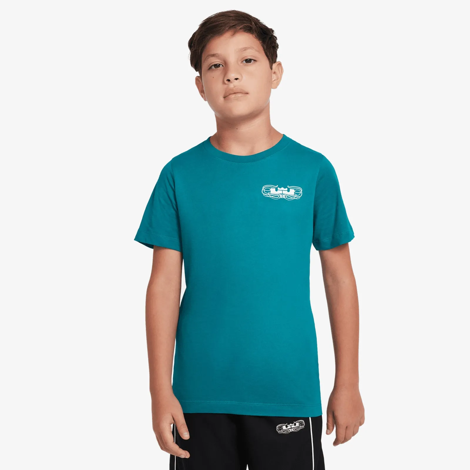 LeBron 'Strive For Greatness' Dri-FIT Youth T-Shirt - Spruce