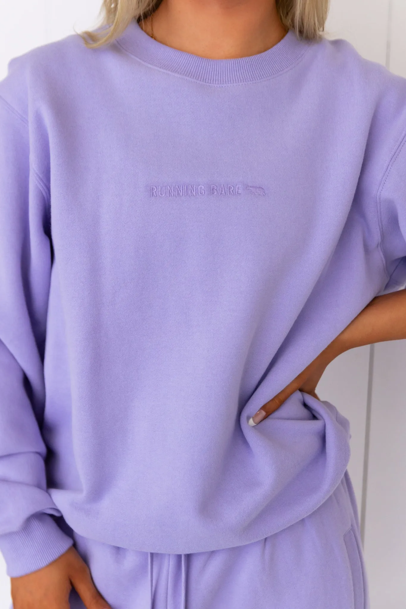 Legacy Crew Sweater - Sweet Pea