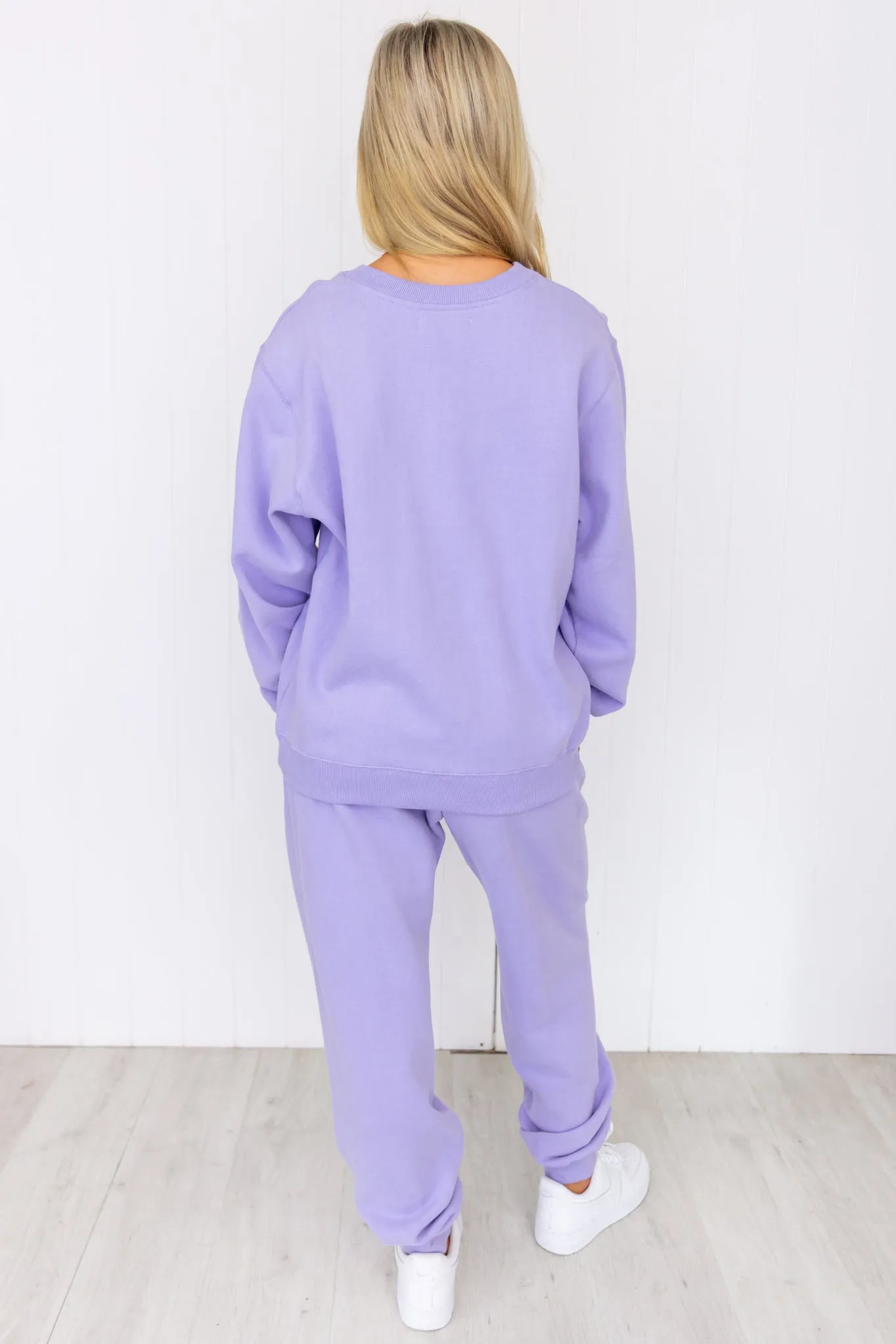 Legacy Crew Sweater - Sweet Pea