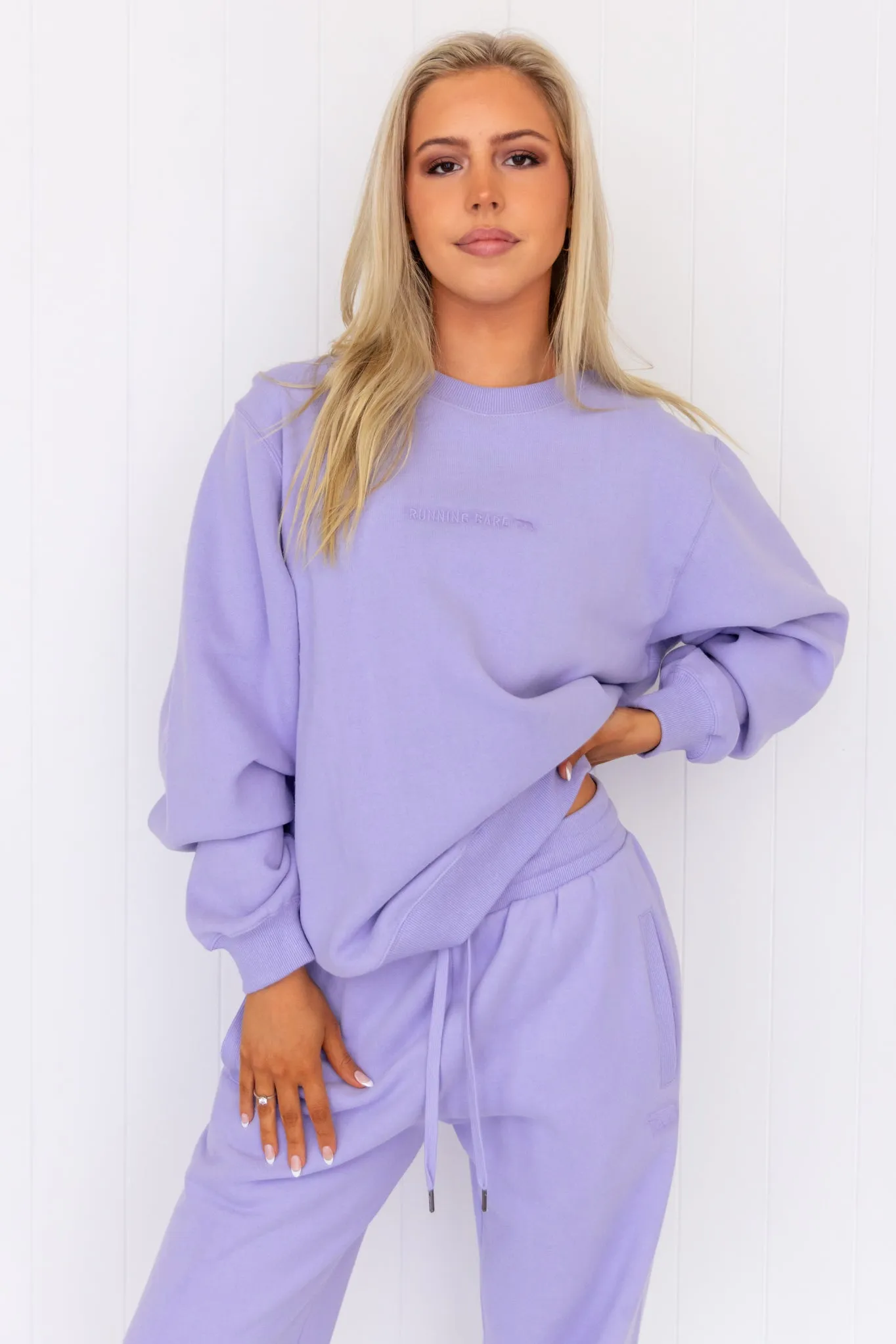 Legacy Crew Sweater - Sweet Pea