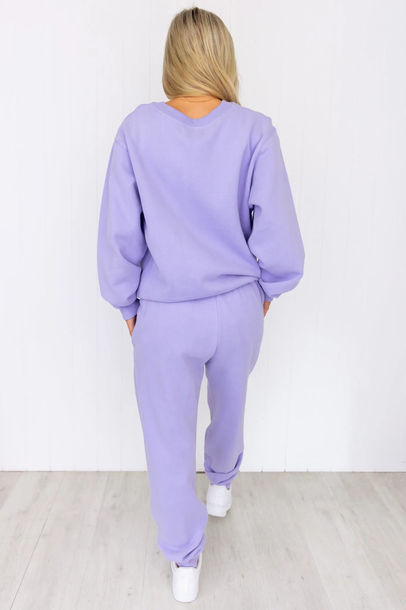 Legacy Crew Sweater - Sweet Pea