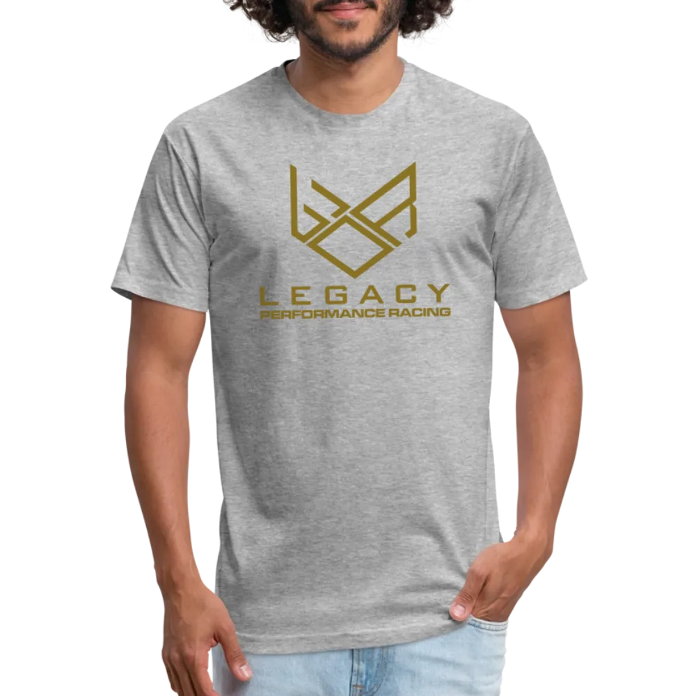 Legacy Performance Racing - GOLD - Fitted Cotton/Poly T-Shirt by Next Level