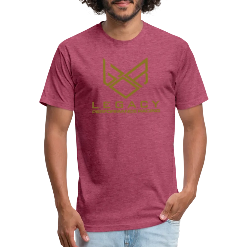 Legacy Performance Racing - GOLD - Fitted Cotton/Poly T-Shirt by Next Level