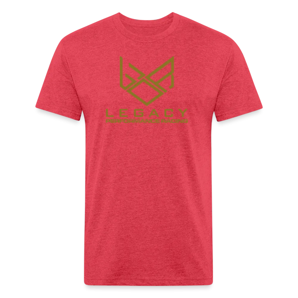 Legacy Performance Racing - GOLD - Fitted Cotton/Poly T-Shirt by Next Level