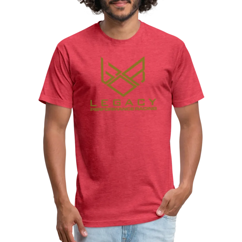 Legacy Performance Racing - GOLD - Fitted Cotton/Poly T-Shirt by Next Level