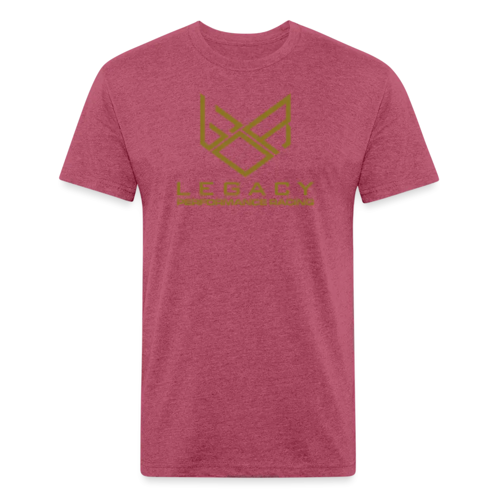 Legacy Performance Racing - GOLD - Fitted Cotton/Poly T-Shirt by Next Level