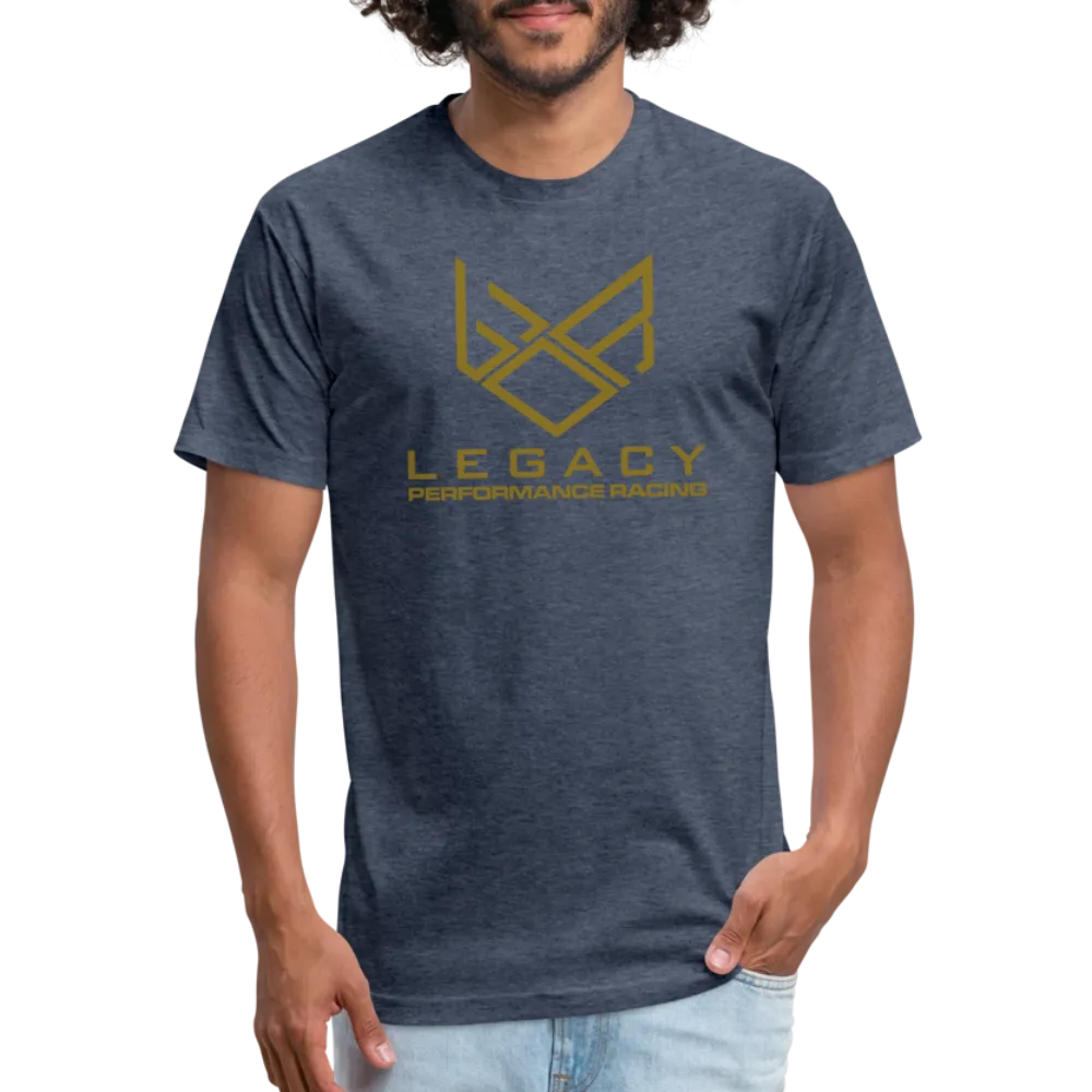 Legacy Performance Racing - GOLD - Fitted Cotton/Poly T-Shirt by Next Level