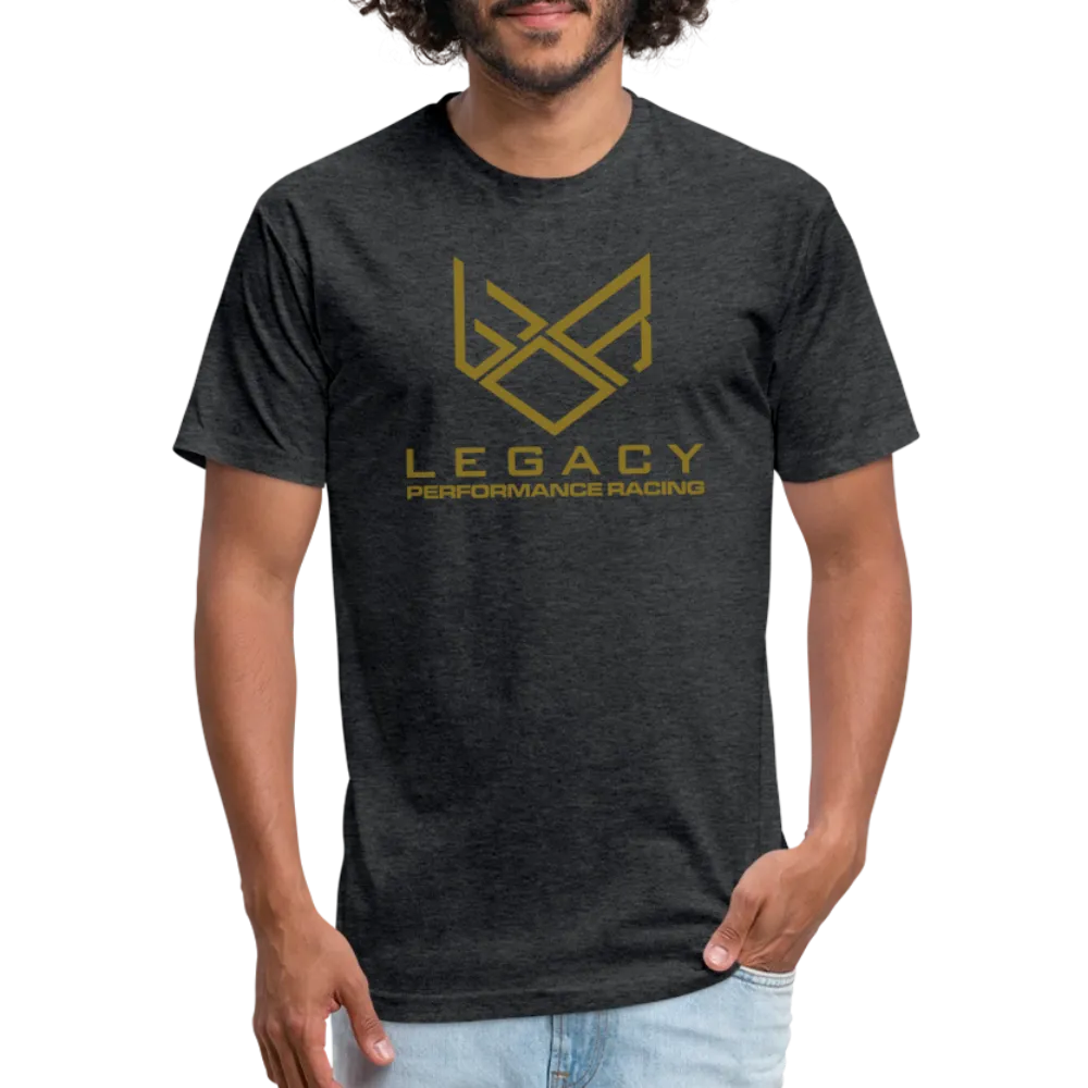 Legacy Performance Racing - GOLD - Fitted Cotton/Poly T-Shirt by Next Level
