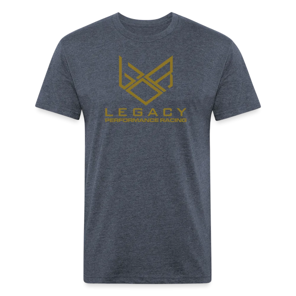 Legacy Performance Racing - GOLD - Fitted Cotton/Poly T-Shirt by Next Level