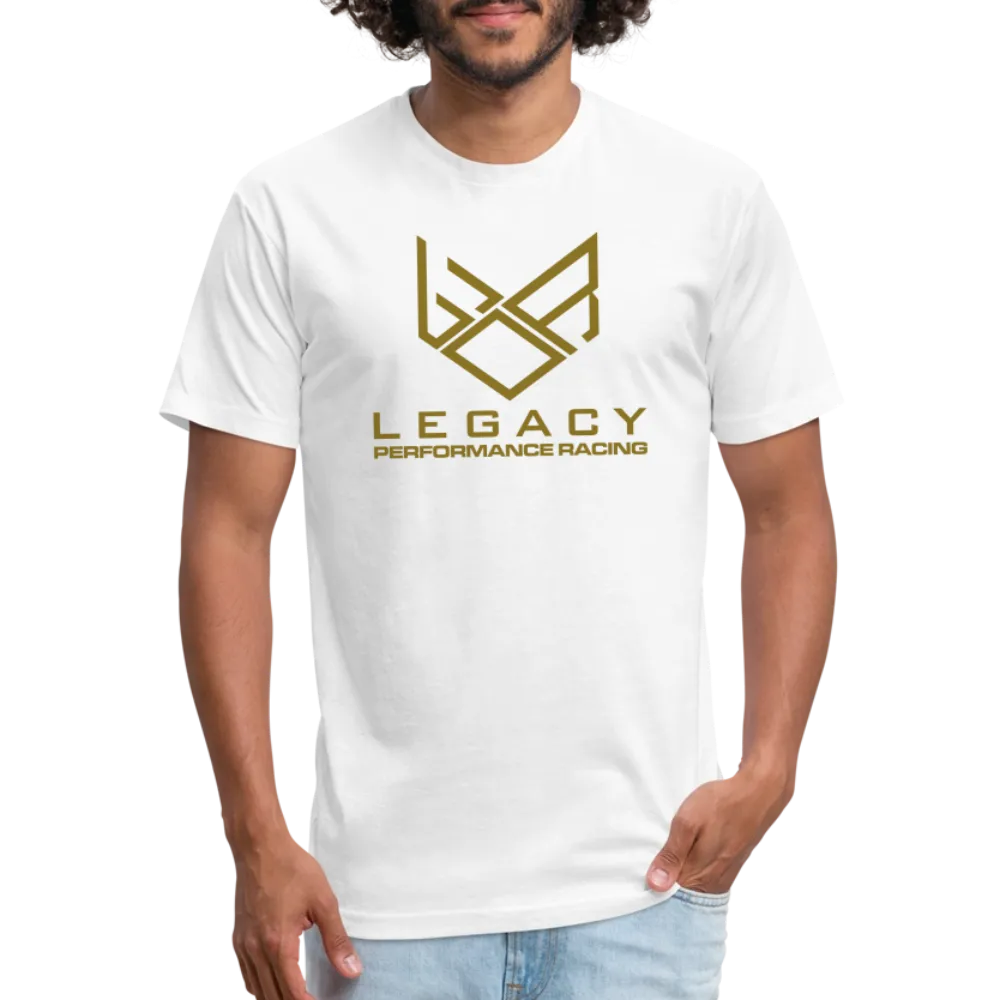 Legacy Performance Racing - GOLD - Fitted Cotton/Poly T-Shirt by Next Level