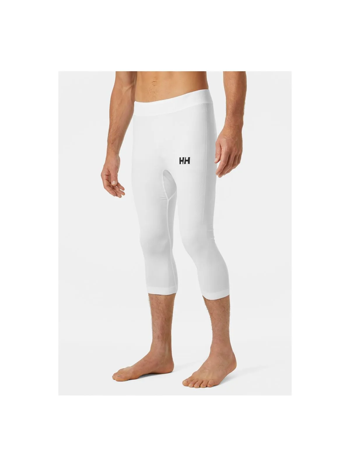 Legginsy termiczne męskie Helly Hansen HH Lifa Seamless Racing Pant biały