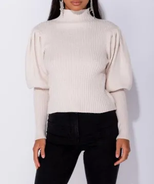 Leslie Mock Neck Sweater