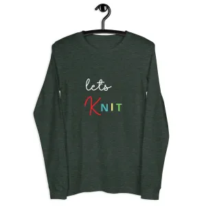 Let's Knit Long Sleeve Tee