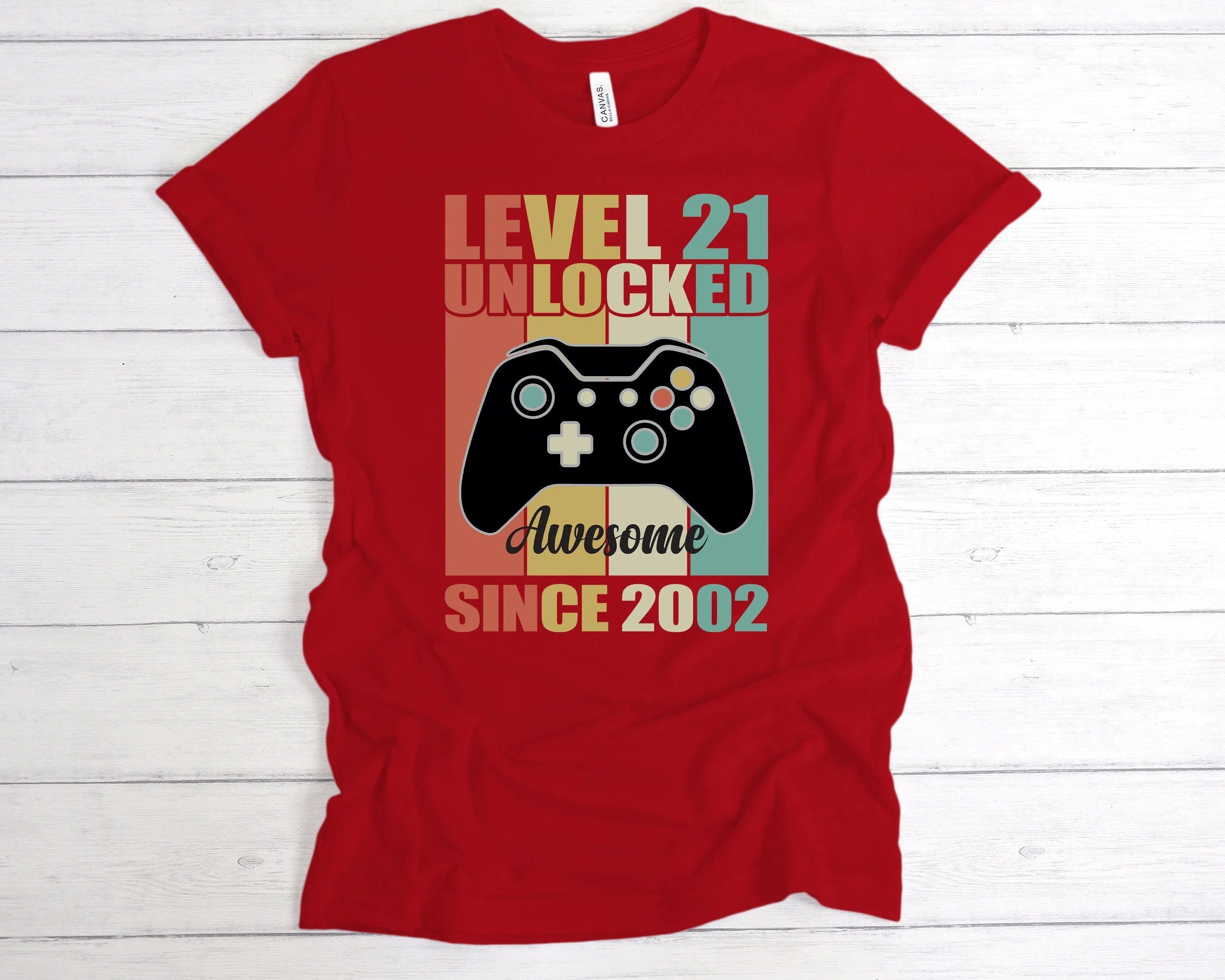 Level 21 Unlocked Awesome Since T-Shirt