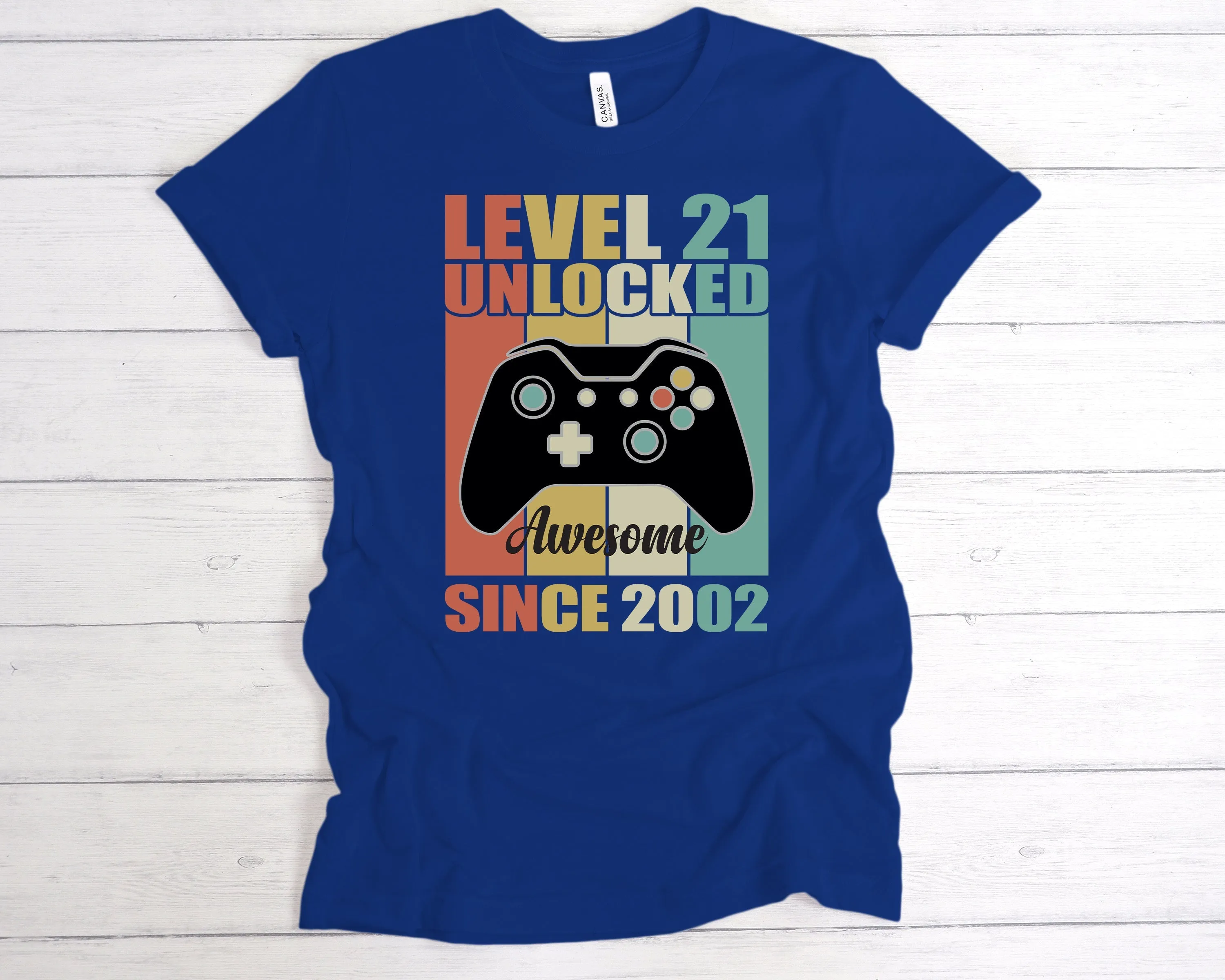 Level 21 Unlocked Awesome Since T-Shirt