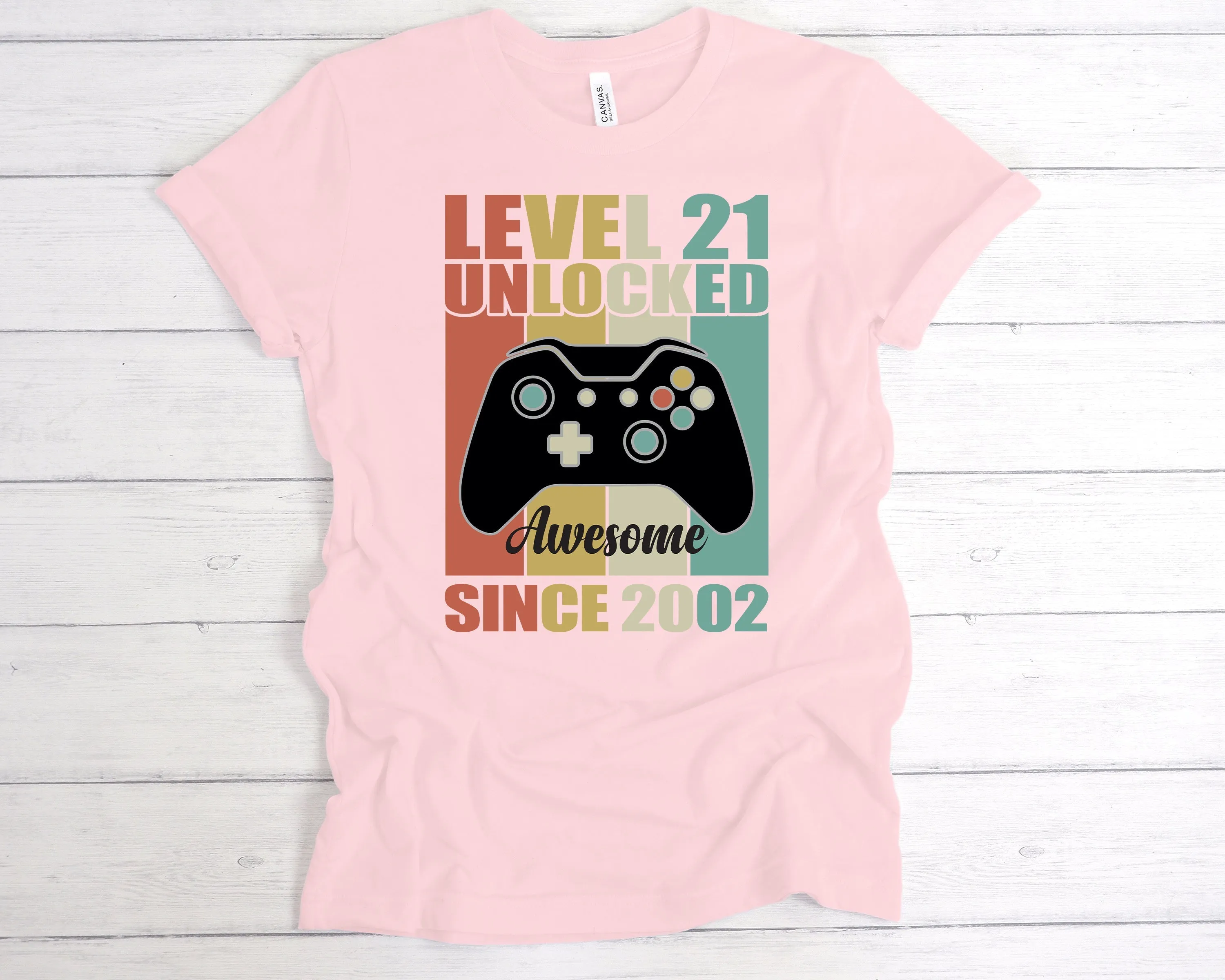 Level 21 Unlocked Awesome Since T-Shirt