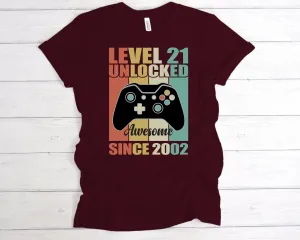 Level 21 Unlocked Awesome Since T-Shirt