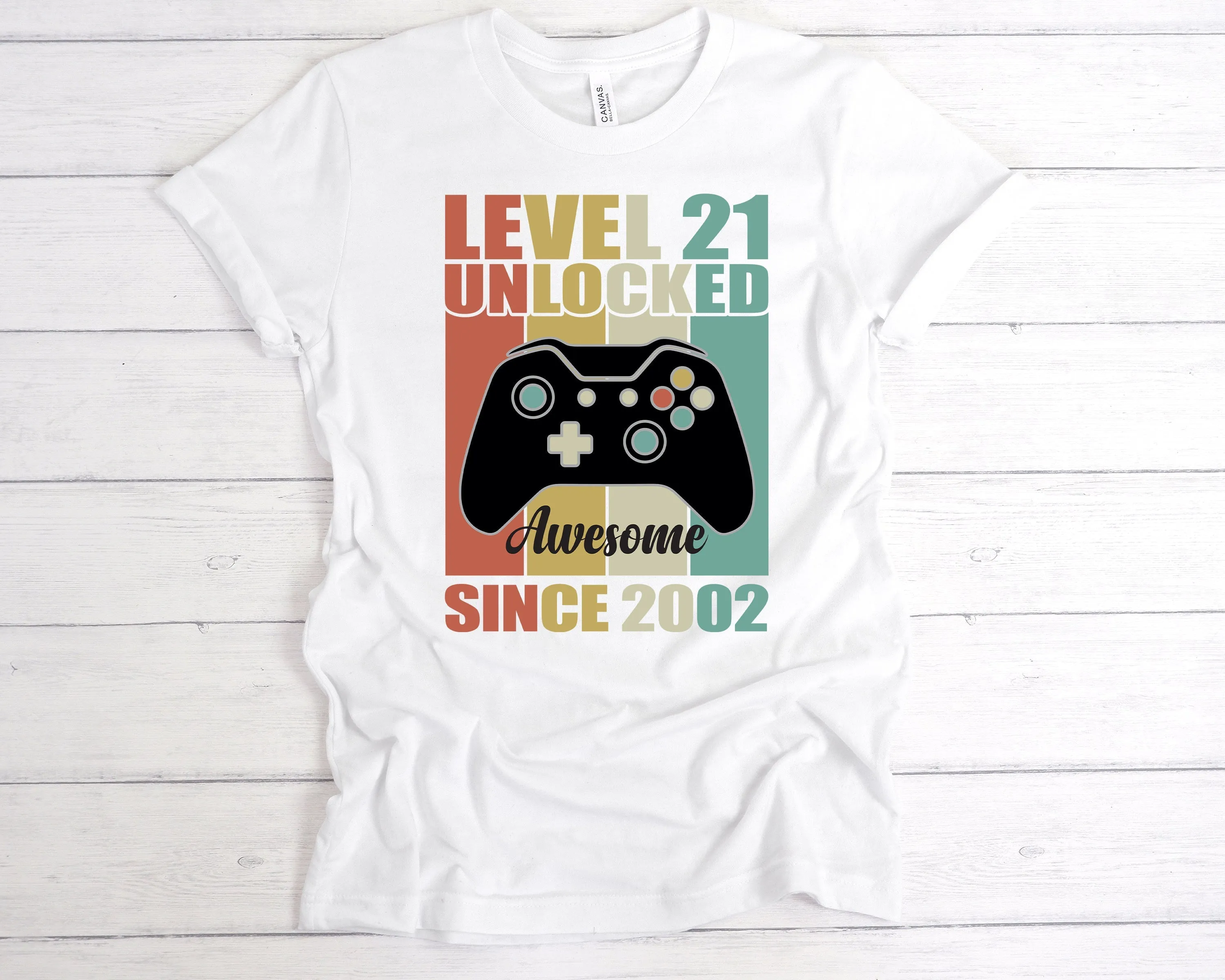 Level 21 Unlocked Awesome Since T-Shirt