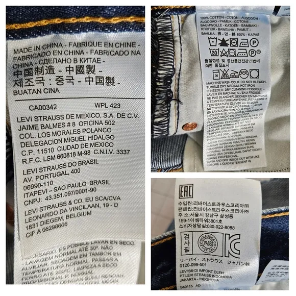 Levi's Denim Shorts Womens Size 25 80's High Rise Blue Medium Wash Cutt Offs