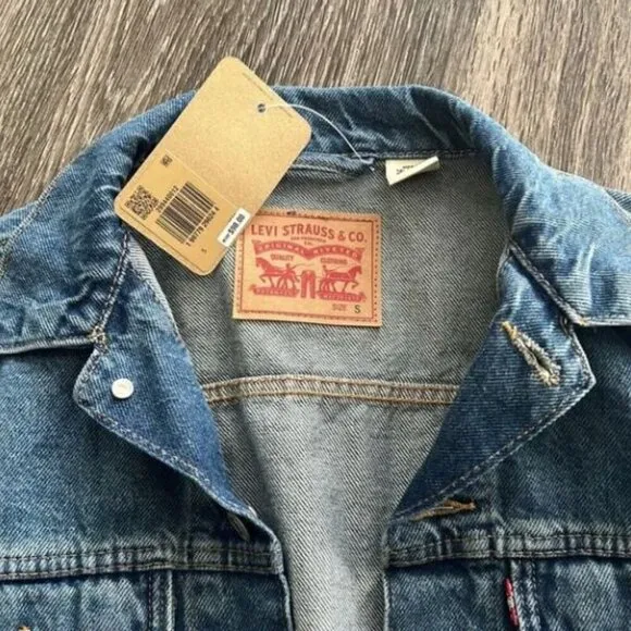 Levi's® Ex-Boyfriend Trucker Jacket - Size Small oversized denim