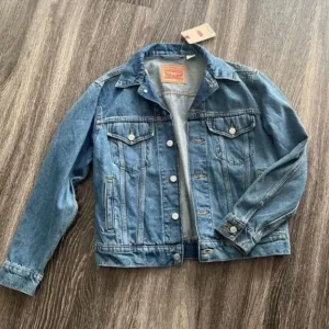 Levi's® Ex-Boyfriend Trucker Jacket - Size Small oversized denim