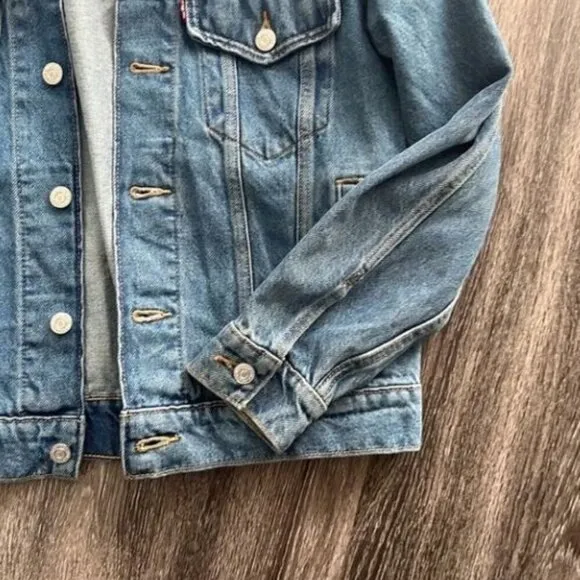 Levi's® Ex-Boyfriend Trucker Jacket - Size Small oversized denim