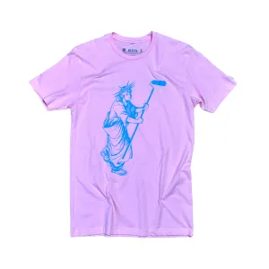 Liberty & Hustle T - Pink/Blue