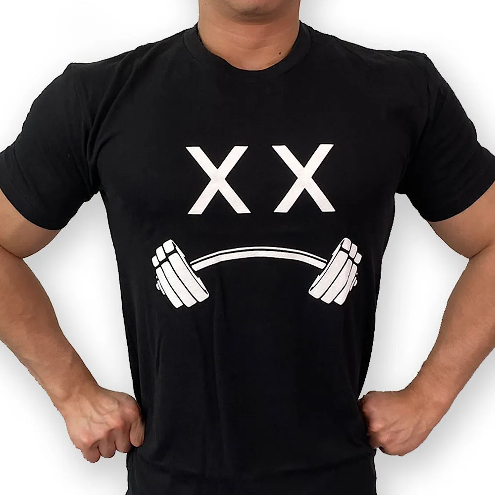LIFT HEAVY LOGO- T-SHIRT - BLACK