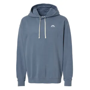 Lightweight Fleece Hooded Sweatshirt Blue Jean